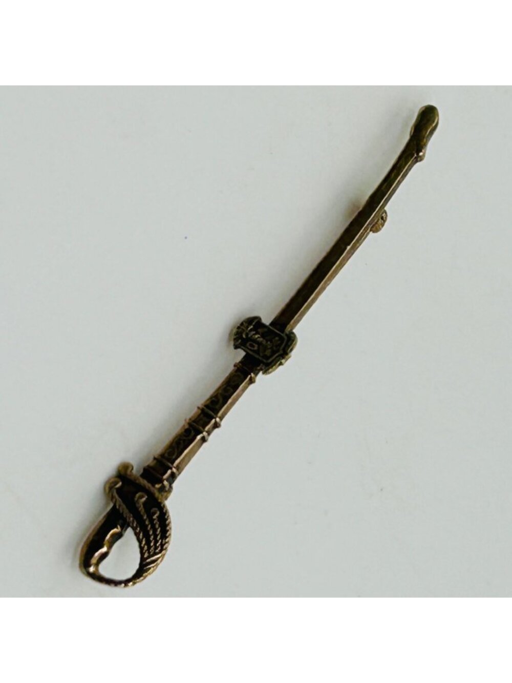 Psi Omega Dental Fraternity Sword Pin Lapel Badge Medical Caduceus Vintage